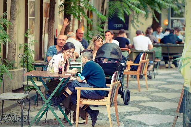 Stimmungsvolles Restaurant in Stettin im Vintage-Stil